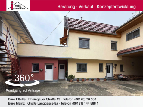 Schönes Einfamilienhaus mit Terrasse und Hoffläche, 55546 Pfaffen-Schwabenheim, Einfamilienhaus