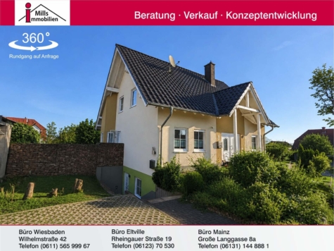 Attraktives freistehendes Einfamilienhaus mit großem Garten und Einliegerwohnung, 55452 Dorsheim, Einfamilienhaus