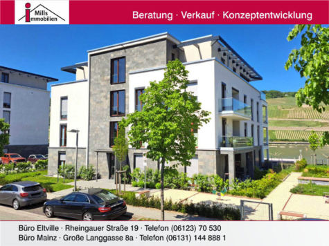 **Erste Reihe in Bingen am Rhein** 3 Neuwertige Luxus-Wohnungen mit Rhein- und Weinbergblick in Bestlage, 55411 Bingen am Rhein, Wohnung