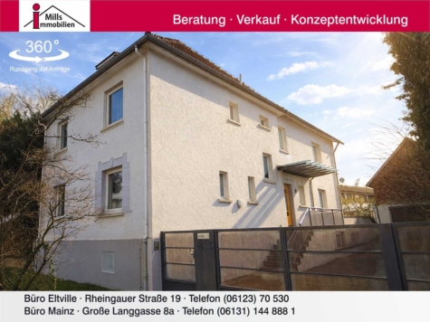 Repräsentatives freistehendes 1-2 Familienhaus mit außergewöhnlich viel Platz, 64331 Weiterstadt, Zweifamilienhaus