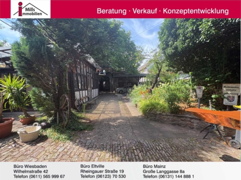 Historisches Fachwerkanwesen mit Nebengebäude, großem Weinberg und Rheinblick, 65375 Oestrich-Winkel, Sonstige