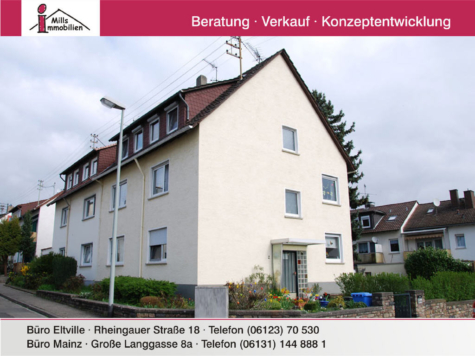 Charmantes 3-Parteienhaus mit schönem Garten, 65366 Geisenheim, Einfamilienhaus