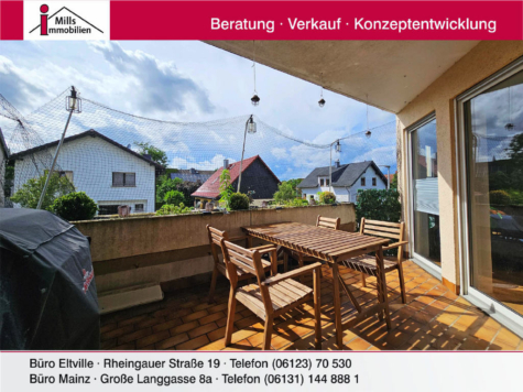 Helle Eigentumswohnung mit großzügigem Balkon in Ortsrandlage, 55276 Oppenheim, Wohnung