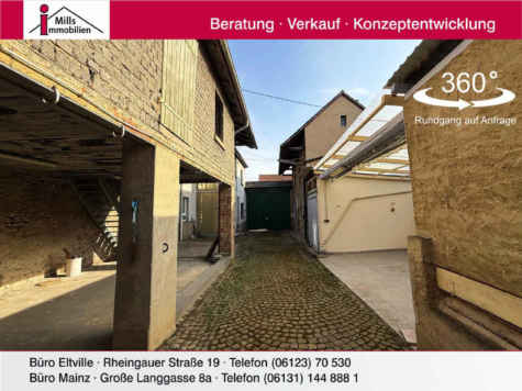 Abrisshaus: Romantische Hofreite mit zahlreichen Möglichkeiten, 55597 Wöllstein, Wohngrundstück