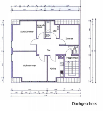 Erstbezug nach Komplettrenovierung - 3 ZKB-Dachgeschoss-Wohnung - Bild2