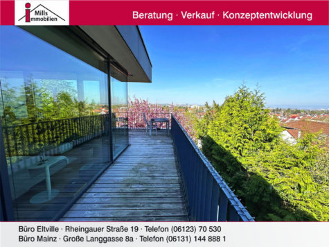 Exklusive Penthouse-Wohnung mit imposanter Dachterrasse und Traumblick in Top-Lage, 55129 Mainz, Penthousewohnung