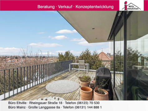 Exklusive Penthouse-Wohnung mit imposanter Dachterrasse und Traumblick in Top-Lage, 55129 Mainz, Penthousewohnung