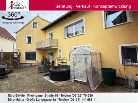 Hübsches Einfamilienhaus mit geschütztem Innenhof und Scheune, 55291 Saulheim, Einfamilienhaus