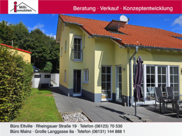 Junges Einfamilienhaus mit Terrasse und sonnigem Garten, 65366 Geisenheim, Doppelhaushälfte