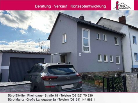 Top saniertes Einfamilienhaus mit Balkon und großem Garten in ruhiger Lage, 65385 Rüdesheim am Rhein, Doppelhaushälfte