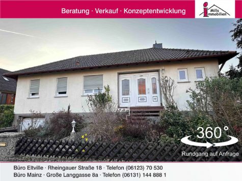 Erstklassiger Bungalow mit sonniger Terrasse und Garten, 55276 Dienheim, Einfamilienhaus