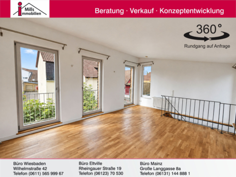 Liebevoll saniertes Einfamilienhaus mit hübschen Innenhof in guter Lage, 55126 Mainz, Etagenwohnung