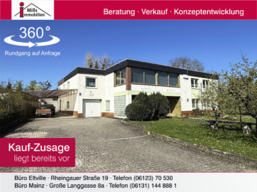 Rüdesheim: Wohnhaus mit 4 Apartments, 3 ZKB- und 2 ZKB-Wohnung mit Garten, 65385 Rüdesheim am Rhein, Einfamilienhaus