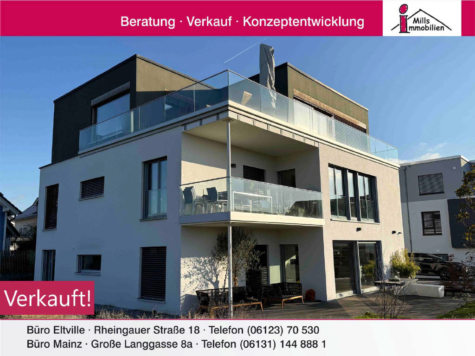 Luxuswohnung der Extraklasse mit großem Balkon und Fernblick, 65343 Eltville am Rhein, Wohnung