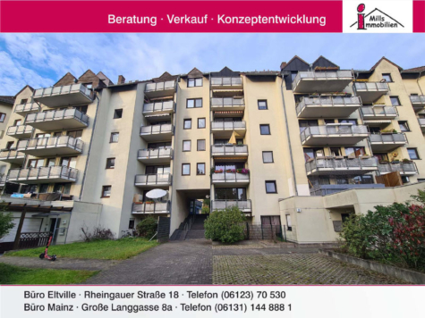 Vermietete 2 ZKB – Eigentumswohnung mit tollem Blick in Mainz-Hechtsheim, 55129 Mainz, Wohnung