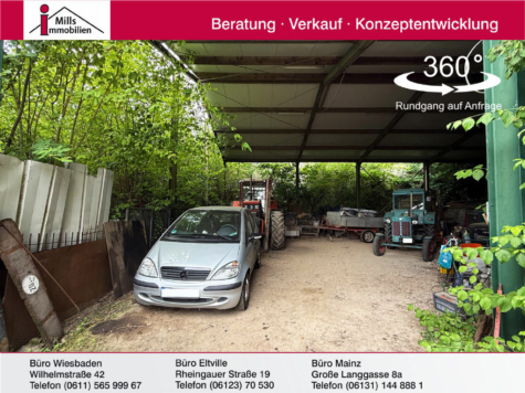 Essenheim: Großes Baugrundstück in naturnaher Ortsrandlage, 55270 Essenheim, Wohngrundstück