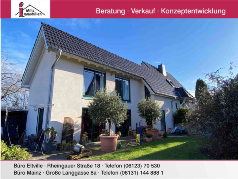 Erstklassig saniertes Haus mit sonnigem Grundstück und Weinbergsblick, 55283 Nierstein, Einfamilienhaus