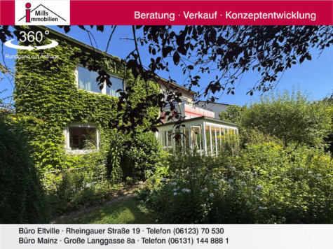 Freistehendes Einfamilienhaus mit Wintergarten auf Erbpachtgrundstück, 55129 Mainz, Einfamilienhaus