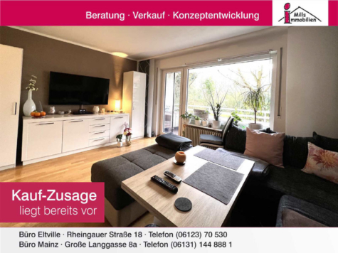 Moderne 1 ZKB-Appartement mit Balkon in zentraler, dennoch ruhiger Lage, 65197 Wiesbaden, Wohnung
