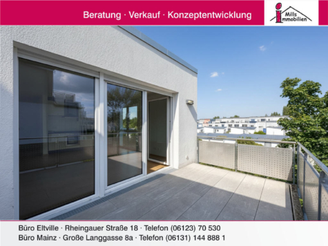Moderne Eigentumswohnung mit Penthouse-Flair in Top-Lage von Mainz-Gonsenheim, 55122 Mainz, Wohnung