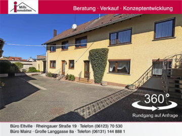 Sprendlingen: Top Immobilienpaket 2 Häusern, kl. Garten und großem Innenhof, 55576 Sprendlingen, Einfamilienhaus