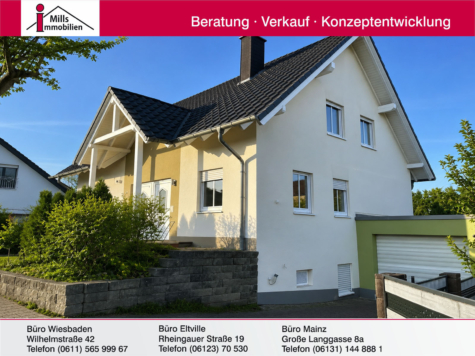Attraktives freistehendes Einfamilienhaus mit großem Garten und Einliegerwohnung in Dorsheim, 55425 Waldalgesheim, Einfamilienhaus