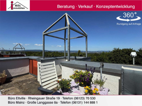 **Haus im Haus ** Maisonettewohnung mit Terrasse und schönem Blick in guter Lage, 55126 Mainz, Maisonettewohnung