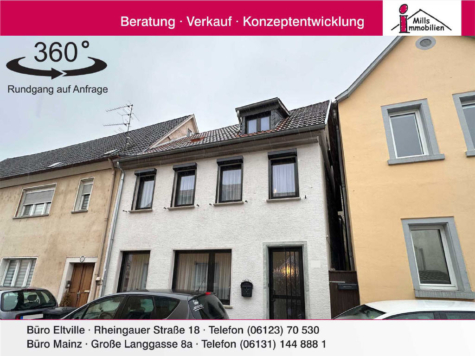 Goldiges Stadthaus mit Innenhof und Balkon in ruhiger Lage von Oppenheim, 55276 Oppenheim, Einfamilienhaus