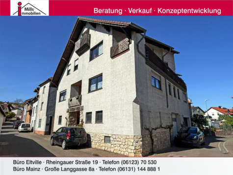 Zweifamilienhaus mit charmantem Innenhof in ruhiger Lage von Engelstadt, 55270 Engelstadt, Zweifamilienhaus