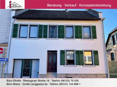 Ehemaliges Winzerhaus mit viel Platz und sonnigem Grundstück, 65375 Oestrich-Winkel, Einfamilienhaus