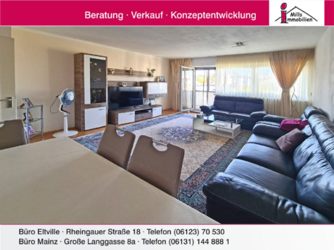 Helle 3-Zimmer Wohnung mit idealem Grundriss und überdachtem Balkon in Mainz-Hechtsheim, 55129 Mainz, Wohnung
