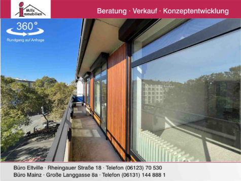 Mainzer Neustadt: Immobilienpaket mit 3 Eigentumswohnungen jeweils mit 2 Balkonen und Speicher, 55118 Mainz, Mehrfamilienhaus