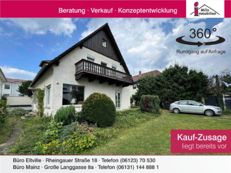 Charmantes Einfamilienhaus mit Terrasse und Garten, 65346 Eltville am Rhein, Einfamilienhaus