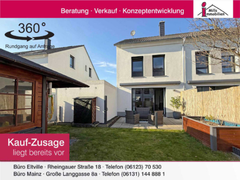 Modernes Einfamilienhaus mit Terrasse und Garten in guter Lage von Eltville, 65343 Eltville am Rhein, Reiheneckhaus