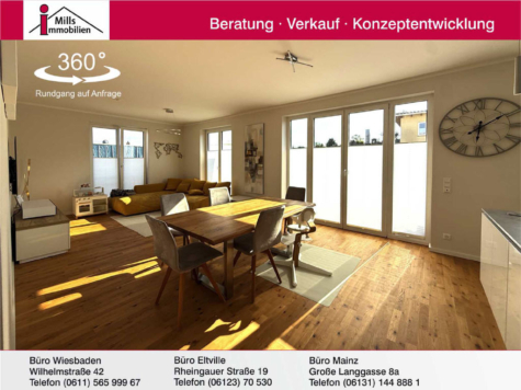 Stilvolles Wohnen in Langenlonsheim: Neuwertige Eigentumswohnung mit schönem Balkon, 55450 Langenlonsheim, Wohnung