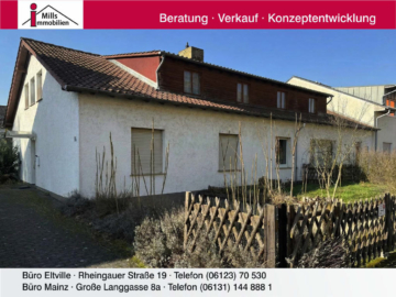 Großzügiges 2 Familienhaus mit 9 weiteren Fremdenzimmern in ruhiger Lage, 55262 Heidesheim am Rhein, Einfamilienhaus