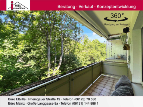 Top geschnittene Eigentumswohnung mit schönem Balkon in ruhiger Lage, 55122 Mainz, Wohnung