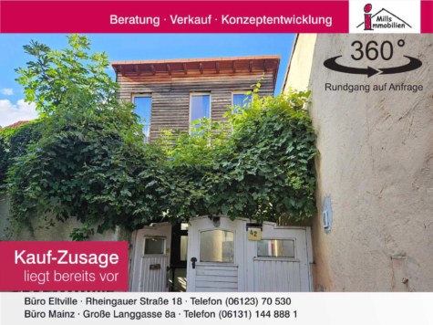 Liebevoll saniertes Einfamilienhaus mit hübschen Innenhof in guter Lage, 55126 Mainz, Einfamilienhaus