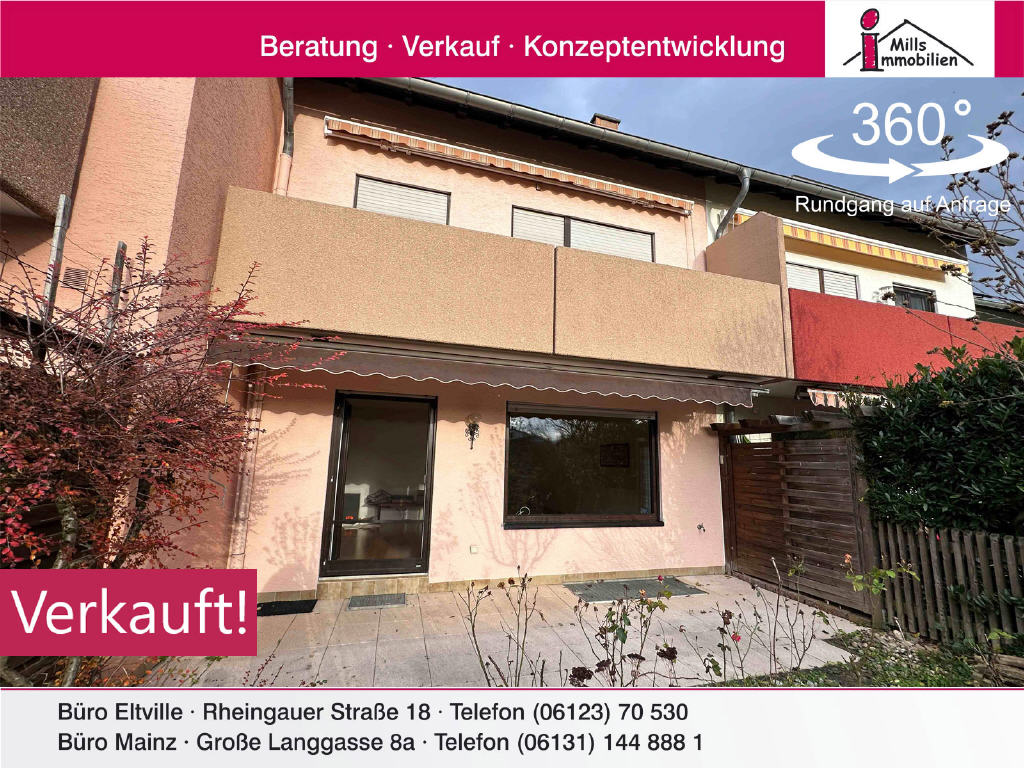 Großes, gepflegtes Einfamilienhaus mit sonnigem Garten, 65375 Oestrich-Winkel, Reihenhaus