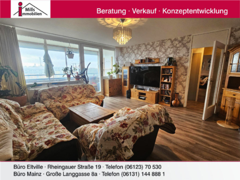 Geräumige Eigentumswohnung mit Balkon und Panoramablick, 55127 Mainz, Wohnung