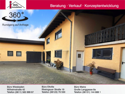 Partenheim: Großzügige Hofreite mit vielen Nutzungsmöglichkeiten und großem Garten, 55288 Partenheim, Einfamilienhaus