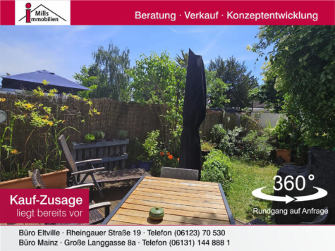 Perfekte Alternative für eine Eigentumswohnung mit Terrasse und sonnigem Garten in toller Lage, 65462 Ginsheim-Gustavsburg, Wohnung