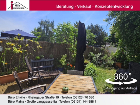 Perfekte Alternative für eine Eigentumswohnung mit Terrasse und sonnigem Garten in toller Lage, 65462 Ginsheim-Gustavsburg, Wohnung