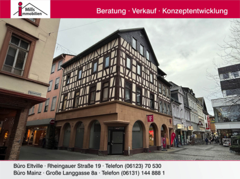 **Top-Wohn- und Geschäftshaus mit 8 Einheiten** in 1-A-Geschäftslage der Binger Fußgängerzone, 55411 Bingen am Rhein, Wohn- und Geschäftshaus