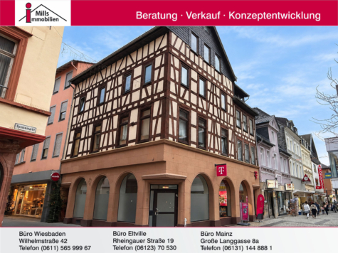 **Top-Wohn- und Geschäftshaus mit 8 Einheiten** in 1-A-Geschäftslage der Binger Fußgängerzone, 55411 Bingen am Rhein, Wohn- und Geschäftshaus