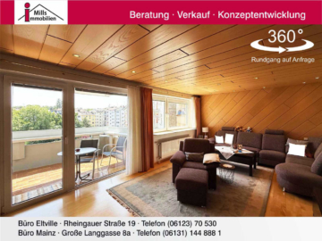 Sehr große 4-ZKB Eigentumswohnung mit Balkon in unmittelbarer Nähe zum Rhein, 55118 Mainz, Wohnung