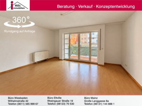 Attraktives Apartment mit Balkon in der Mainzer-Altstadt – ideal für Eigennutzer oder Kapitalanleger, 55116 Mainz, Apartment