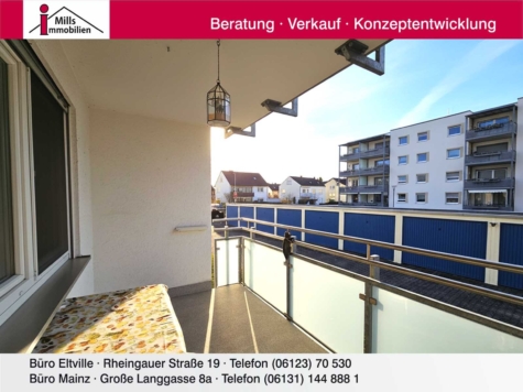 Großzügige 3,5-ZKB Eigentumswohnung mit Balkon in sehr guter Lage von Ginsheim, 65462 Ginsheim-Gustavsburg, Etagenwohnung