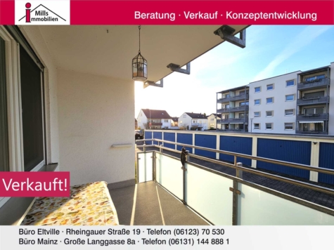 Großzügige 3,5-ZKB Eigentumswohnung mit Balkon in sehr guter Lage von Ginsheim, 65462 Ginsheim-Gustavsburg, Etagenwohnung