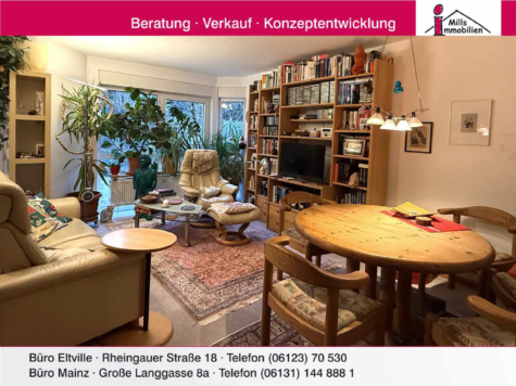 Schöne Eigentumswohnung mit Terrasse und eigenem Garten in Feldrandnähe, 55278 Mommenheim, Wohnung